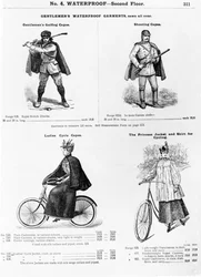 Werbung für Outdoor-Kleidung, ca. 1880-1900